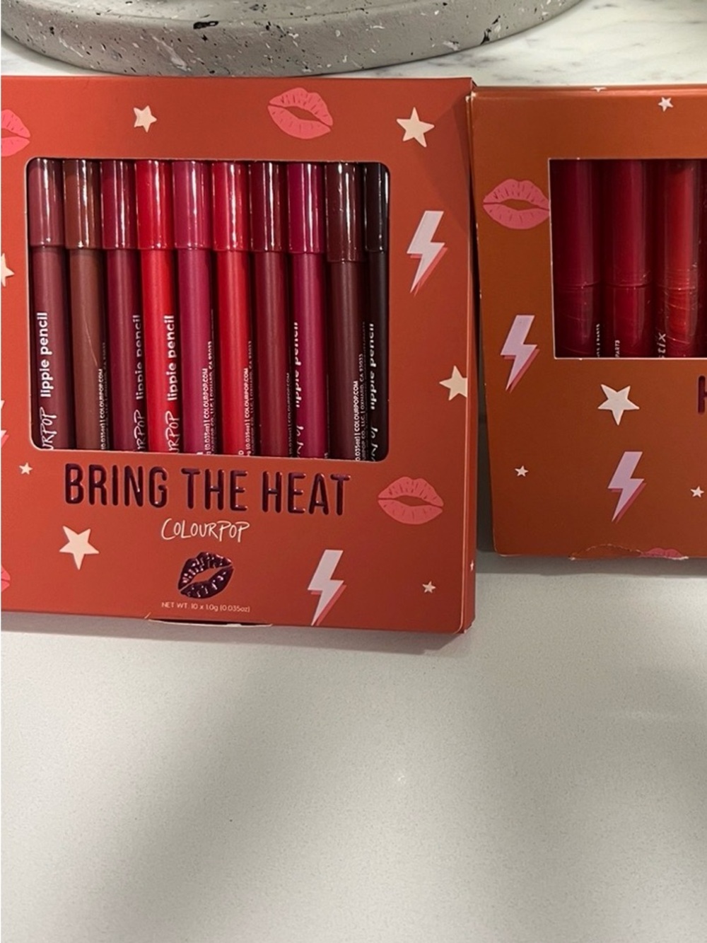 ColourPop Bring The Heat Lip Pencil Set — Red & Pink Tones